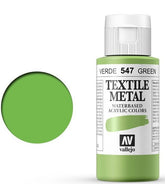 VALLEJO TEXTILE COLOR 547: 60 ML. GREEN METAL - Al Masam Stationery LLC